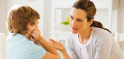 رفتار با کودک خجالتی,حرف زدن کودک