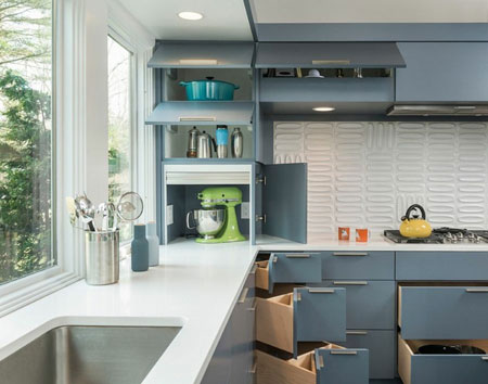 مدل کابینت گوشه آشپزخانه, طراحی کابینت گوشه آشپزخانه