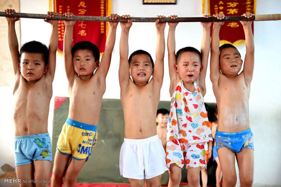 کمپ آموزش ژیمناستیک در چین