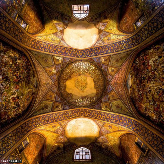 بازتاب«سقف‌های رنگارنگ ایران»در تلگراف