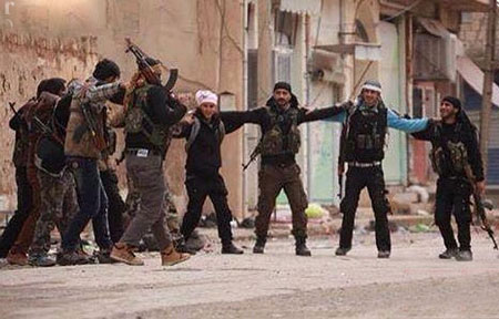 اخبار,اخباربین الملل,رقص مختلط داعشی‌ها در کوبانی