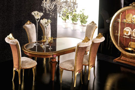 میز و صندلی سلطنتی,میز نهار خوری