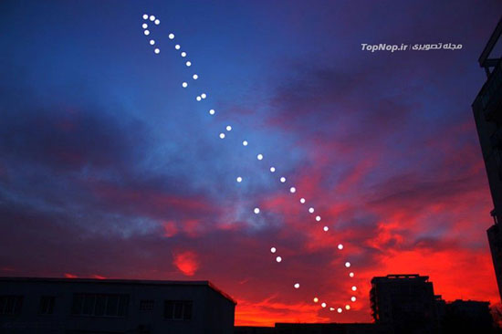 عکاسی از حرکت خورشید در طی 8 سال