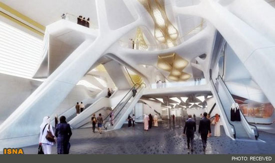 تصاویر: معماری خلاقانه و زیبای مترو ریاض