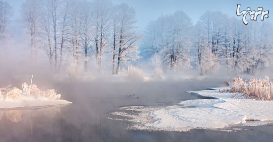 زیبایی زمستان در بلاروس