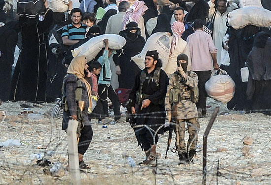 فعالیت داعش در چند قدمی نظامیان ترکیه + عکس