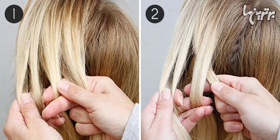 آموزش تصویری روش های بستن مو برای خانم ها