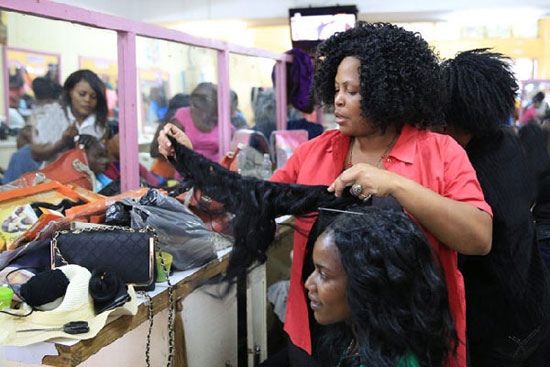 رمز موهای زن آفریقا +عکس