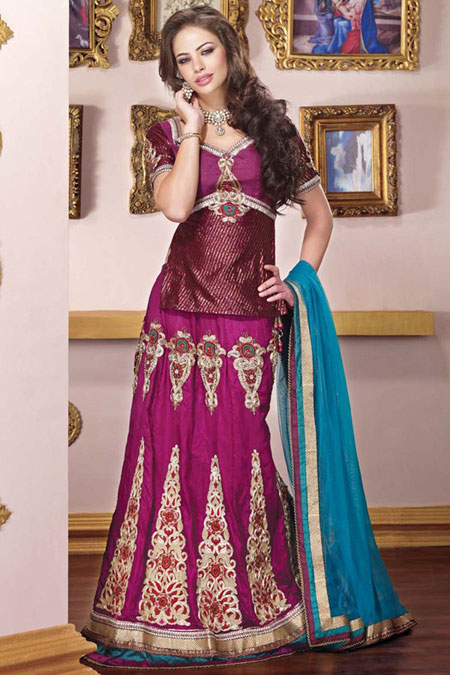 لباس هندی مجلسی,مدل ساری,شیک ترین مدل های ساری