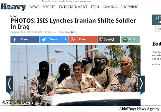 اعدام یک نظامی ایرانی توسط داعش؟!