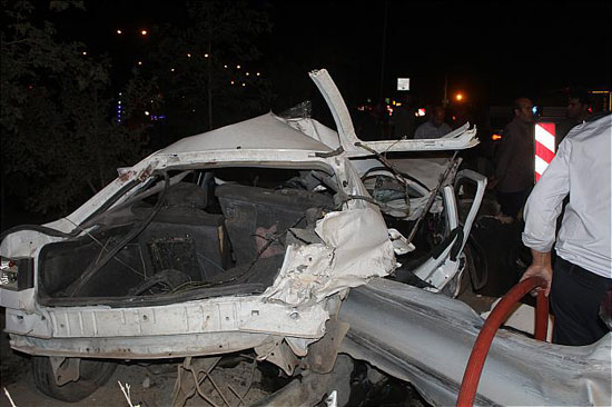 تصادف مرگبار در بزرگراه آزادگان +عکس
