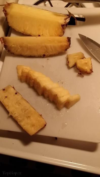 بهترین روش پوست کندن آناناس