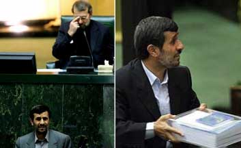 عدم حضور احمدی نژاد در مجلس , مطهری , احمد توکلی 