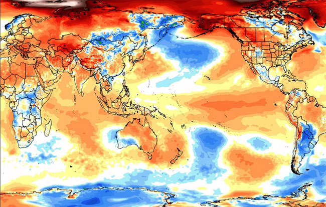 2016 احتمالا گرم‌ترین سال تاریخ خواهد بود