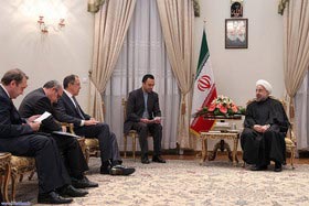 اخبار,دیدار روحانی با وزیر خارجه روسیه