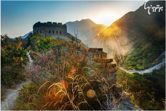 تصاویر زیبا و باشکوه دیوار بزرگ چین