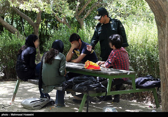 تصاویری از طرح برخورد با روزه خواران در تهران