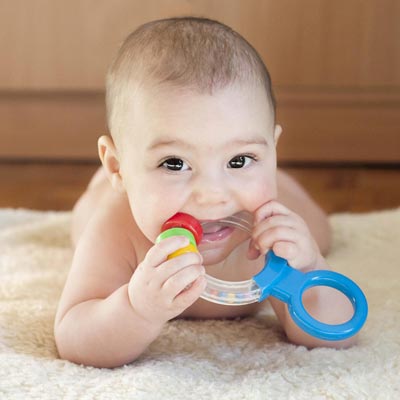 کاهش درد دندان درآوردن نوزاد,سن دندان درآوردن نوزاد