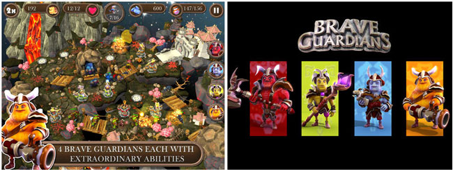 دانلود بازی Brave Guardians TD برای iOS