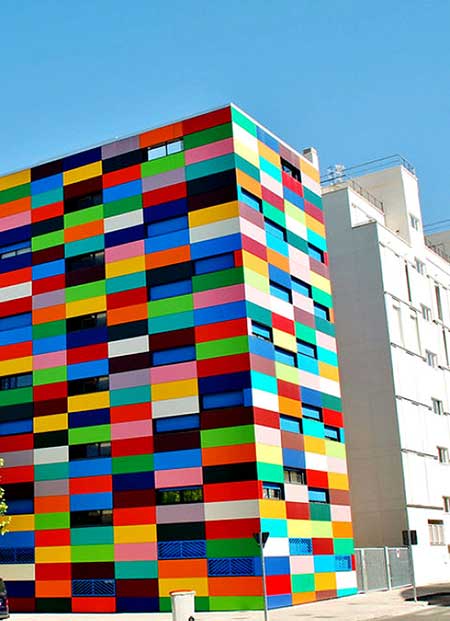 اخبار,اخبار گوناگون ,رنگارنگ‌ترین ساختمان‌های دنیا