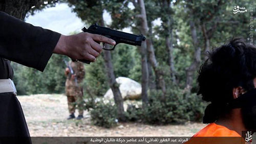داعش 3 فرمانده طالبان را اعدام کرد +عکس