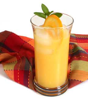 درمان چاقی , خواص آب پرتقال