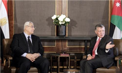 حمایت اردن از خواست ملت مصر , رئیس جمهور مصر