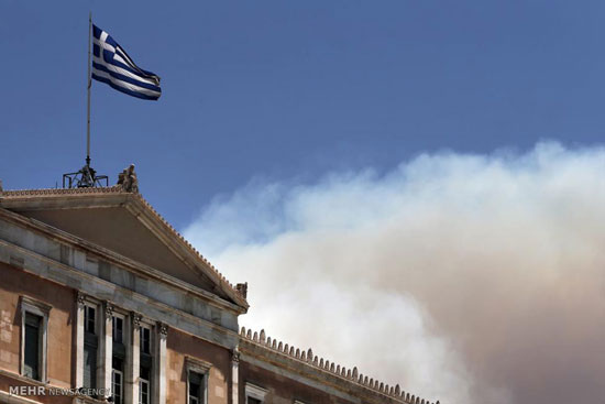 عکس: آتش سوزی در یونان