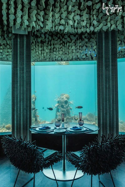 رستورانی رویایی در عمق آب های مالدیو
