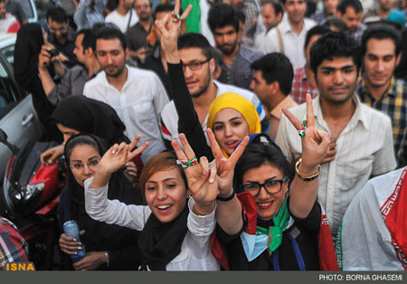 صعود ایران به جام جهانی,شادی مردم پس از راهیابی تیم ملی کشورمان به جام جهانی 